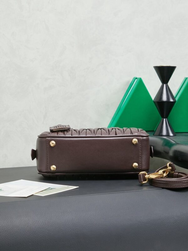 MIUMIU Arcadie matelassé nappa leather bag – 22cm