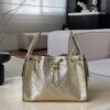 CHANEL 26C 25Bag Caviar leather In Metallic Champagne Gold