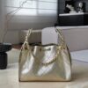 CHANEL 26C 25Bag Caviar leather In Metallic Champagne Gold