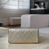 CHANEL 26C 25Bag Caviar leather In Metallic Champagne Gold