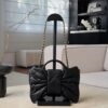 CHANEL bow bag Shiny lambskin