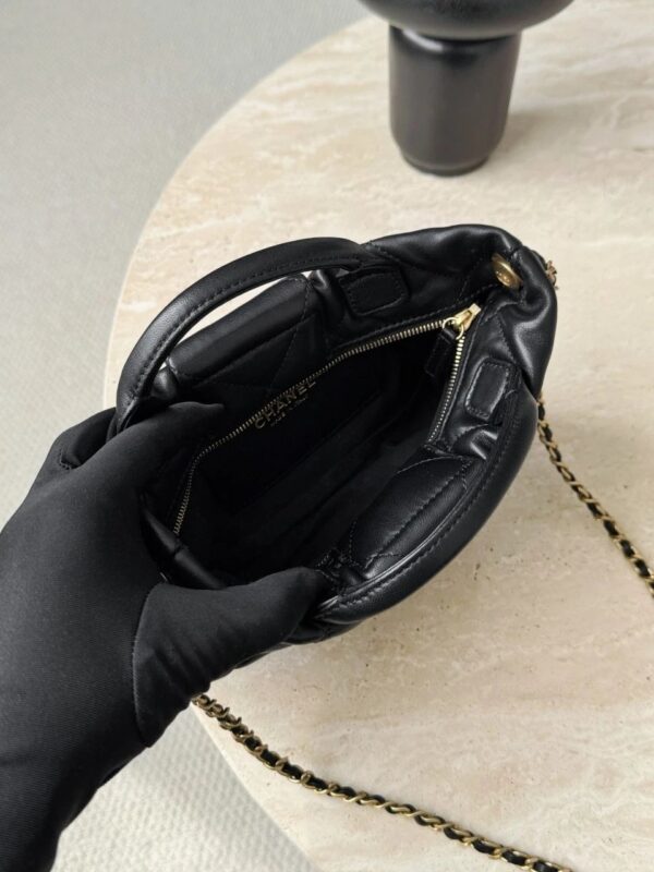 CHANEL bow bag Shiny lambskin