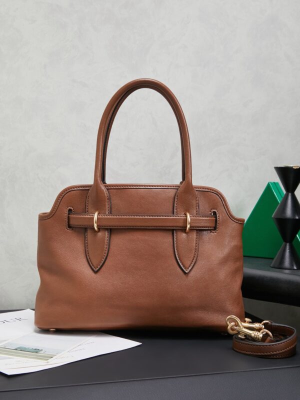 MIUMIU FROM THE RUNWAY Aventure nappa leather top-handle bag Medium