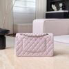 CHANEL Classique Flap Medium Light Pink Caviar Leather