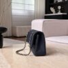 CHANEL Classique Flap Medium Dark Blue Caviar Leather