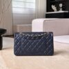 CHANEL Classique Flap Medium Dark Blue Caviar Leather