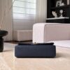 CHANEL Classique Flap Medium Dark Blue Caviar Leather