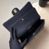 CHANEL Classique Flap Medium Dark Blue Caviar Leather