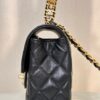 CHANEL 24C handle Classic Flap chain logo lambskin