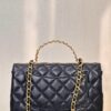 CHANEL 24C handle Classic Flap chain logo lambskin