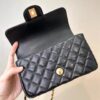 CHANEL 24C handle Classic Flap chain logo lambskin