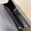 CHANEL 24C handle Classic Flap chain logo lambskin