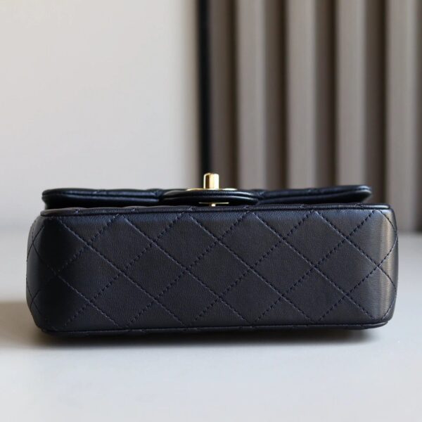 CHANEL 23K Classic Handbag With Top Handle Lambskin