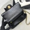 CHANEL Mini Flap Bag with Top Handle Velvet, Silk