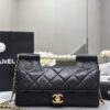 CHANEL 25P Pearl handle chain flap bag