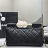 CHANEL 25P Pearl handle chain flap bag