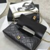 CHANEL 25P Pearl handle chain flap bag