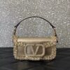 valentino garavani small locò embellished shoulder bag
