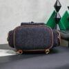miumiu canvas and leather backpack