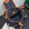 MIUMIU Canvas and leather backpack