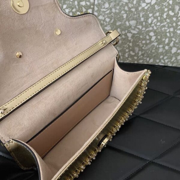 Valentino Garavani Small Locò Embellished Shoulder Bag