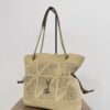 YSL JAMIE SHOPPING in raffia in Beige