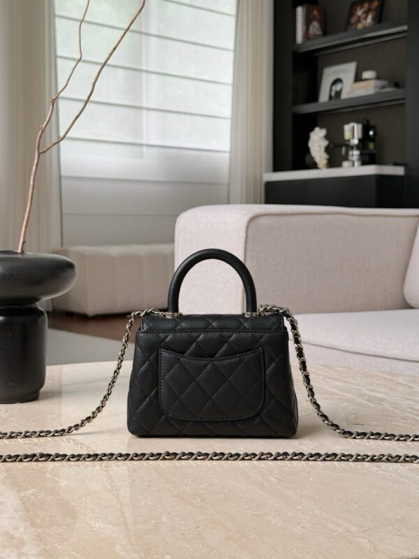 CHANEL Mirco Cocohandle Grained Calfskin