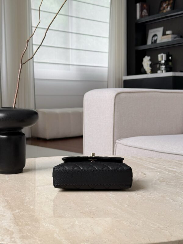 CHANEL Mirco Cocohandle Grained Calfskin