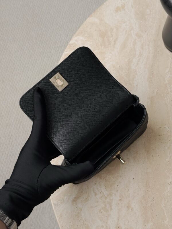 CHANEL Mirco Cocohandle Grained Calfskin