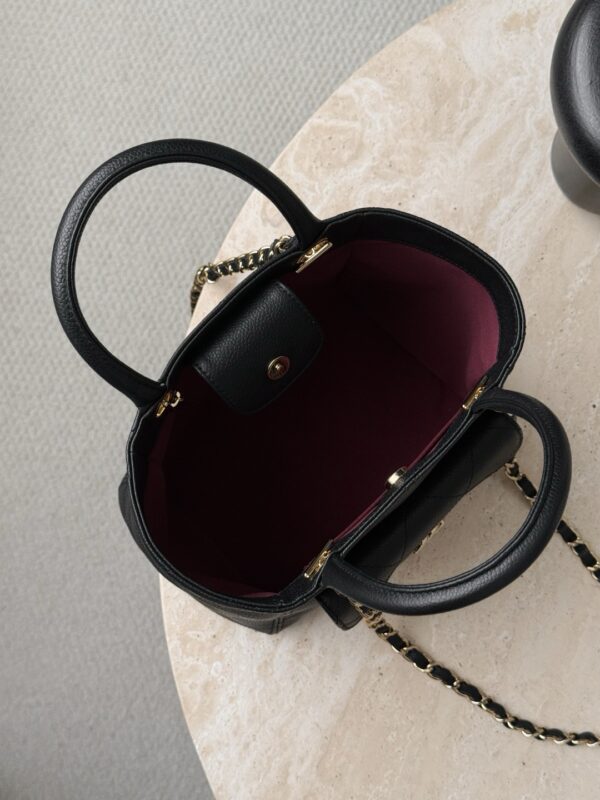CHANEL Small Shopping Bag Grained Calfskin