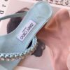 JIMMY CHOO Crystal-Embellished Heeled Mules