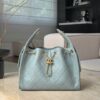 CHANEL 25Bag Caviar leather Small In Dusty Blue