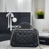 CHANEL 25K Quilted Calfskin Bow & Crystal Handbag