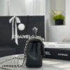CHANEL 25K Quilted Calfskin Bow & Crystal Handbag