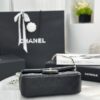 CHANEL 25K Quilted Calfskin Bow & Crystal Handbag