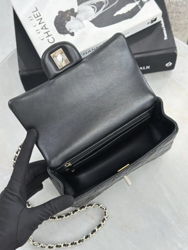 CHANEL 25K Quilted Calfskin Bow & Crystal Handbag