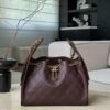CHANEL 25Bag Caviar leather In Dark Brown