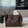 CHANEL 25Bag Caviar leather In Dark Brown
