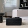 CHANEL 25 Mini Handbag Calfskin Black & White