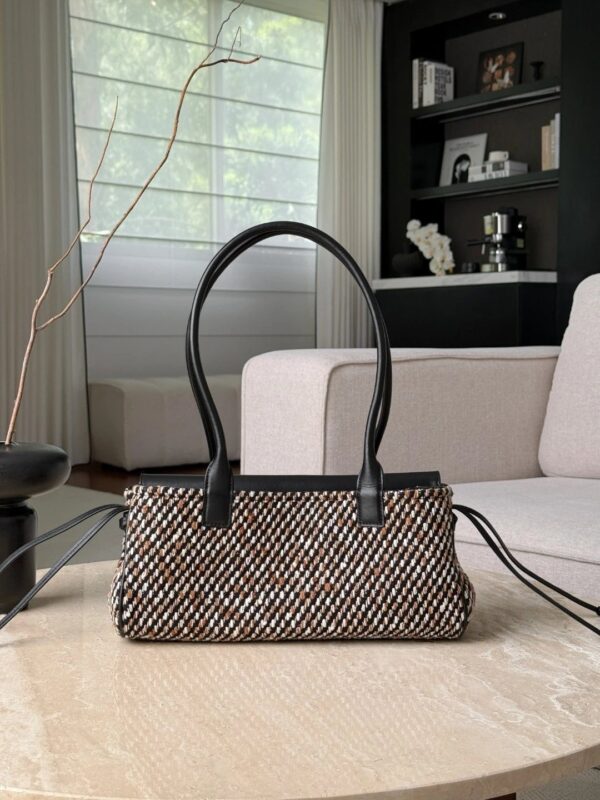 CHANEL Small Shopping Bag Tweed Calfskin