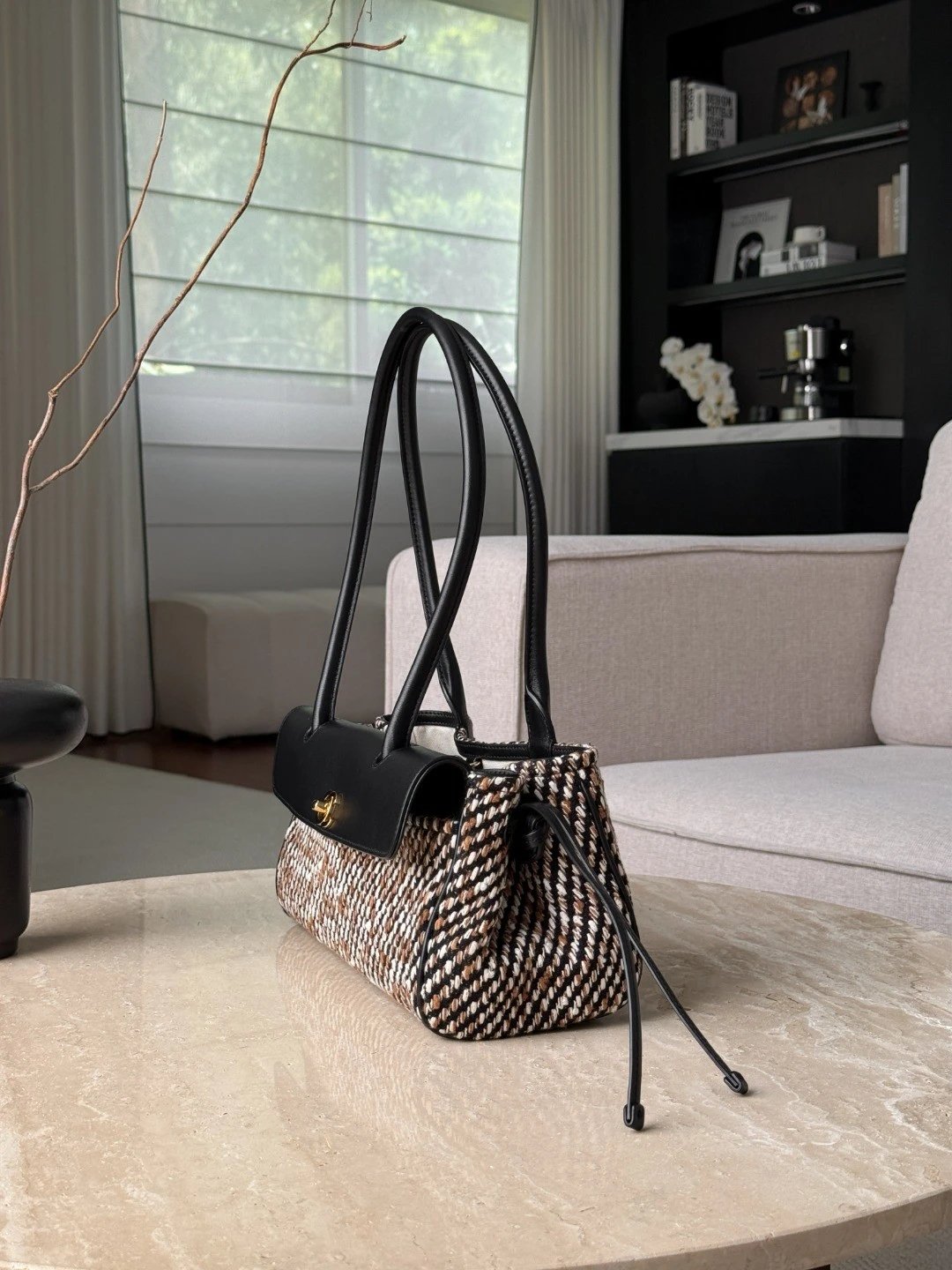 IMG_9611 CHANEL 25Bag Caviar leather In Dark Grey - 图片 4