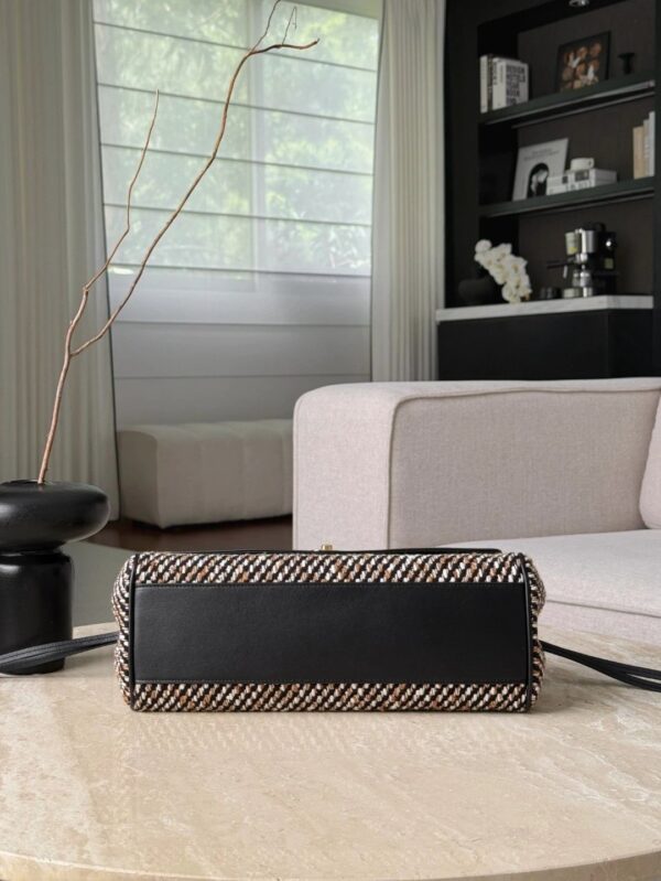 CHANEL Small Shopping Bag Tweed Calfskin