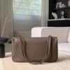 CHANEL Maxi Flap Bag Grained Calfskin In Light Brown