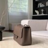 CHANEL Maxi Flap Bag Grained Calfskin In Light Brown