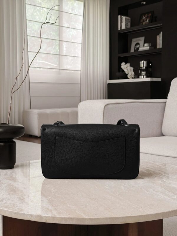 CHANEL Maxi Flap Bag Grained Calfskin In Black
