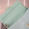 CHANEL Suede Calfskin Small Souplissimo Maxi Flap Green