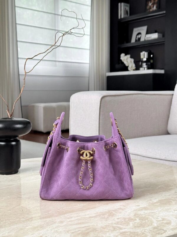 CHANEL 26C MINI Hobobag Suede