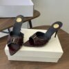YSL Babylone Smooth Leather Mules
