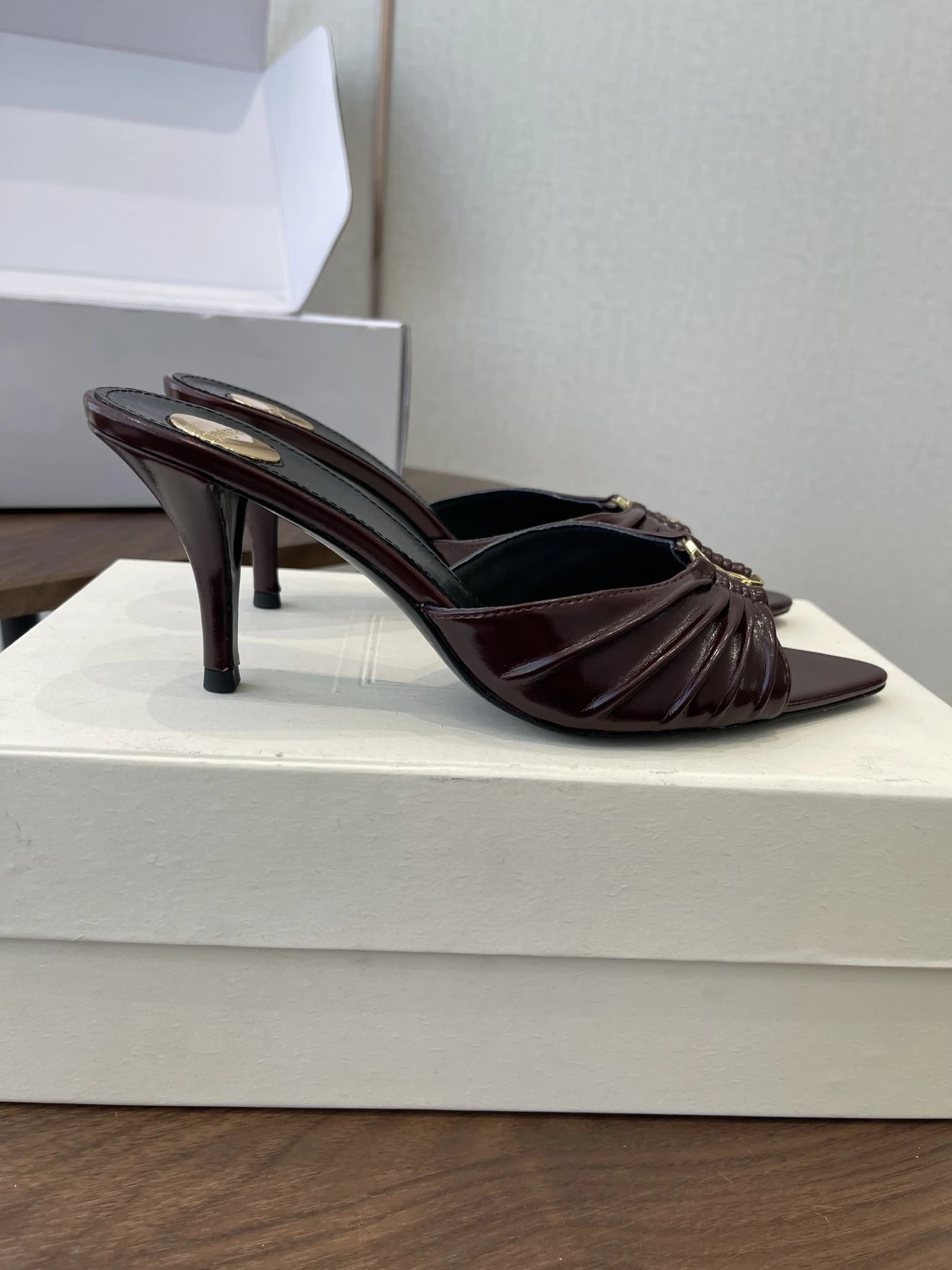 IMG_9712 YSL Babylone Smooth Leather Mules - 图片 5