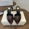 YSL Babylone Smooth Leather Mules